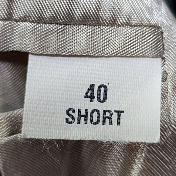 Vintage Plaid Wool Blazer Jacket Nordstrom Nathan David, Men's 40S - Picture 5 of 13